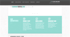 Desktop Screenshot of harmonydentalcares.net